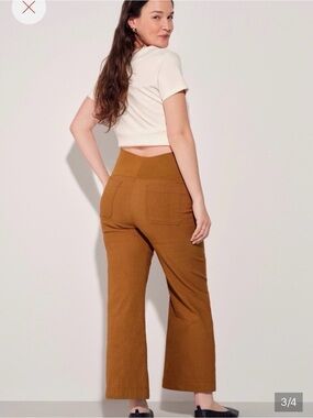 Maeve Collette maternity Wide-Leg pants in size 6m